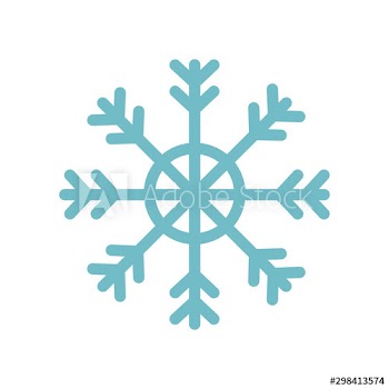 snowflake christmas decoration design