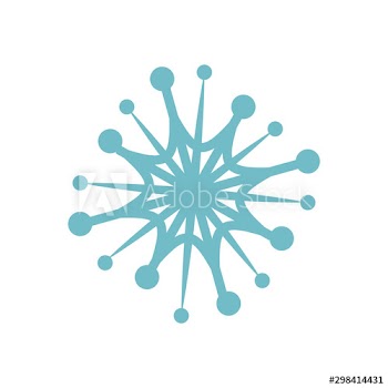 snowflake christmas decoration design