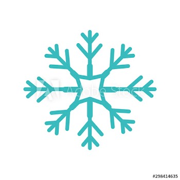snowflake christmas decoration design
