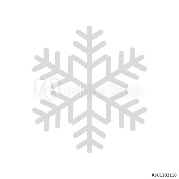 snowflake christmas decoration design