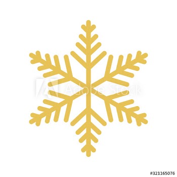 snowflake christmas decoration design