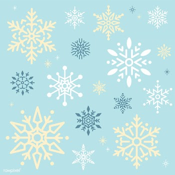 Snowflake Christmas design background vector | Free stock vector - 494059