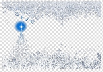 Snowflake Christmas Icon, Star Snowflake Christmas Tree transparent background PNG clipart