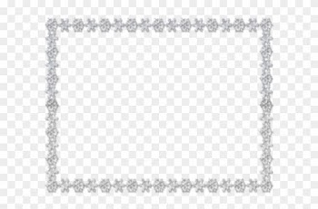 Snowflake Clipart Picture Frame - Diamond Photo Frame Png