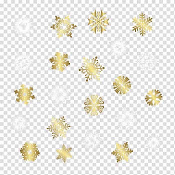 Snowflake, Color snow transparent background PNG clipart