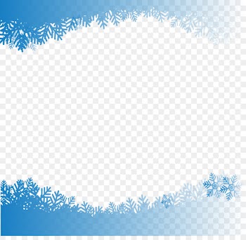 Snowflake Computer file - Vector Hand-painted snowflake border 