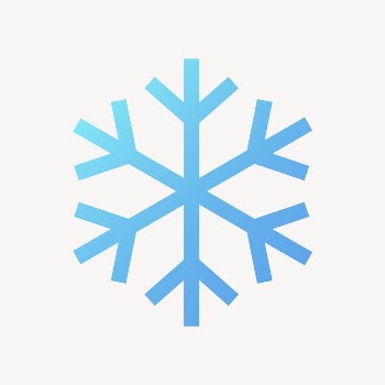 Snowflake icon, gradient design vector | Free Icons - rawpixel