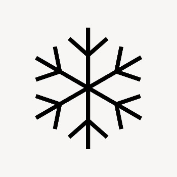Snowflake icon, line art illustration | Free Icons - rawpixel