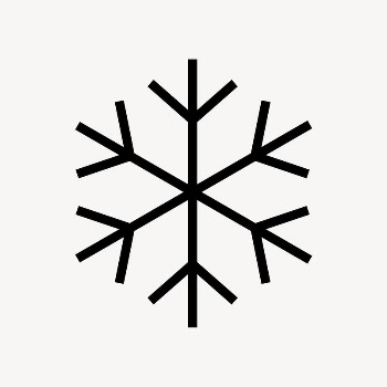 Snowflake icon, line art illustration | Free Icons - rawpixel