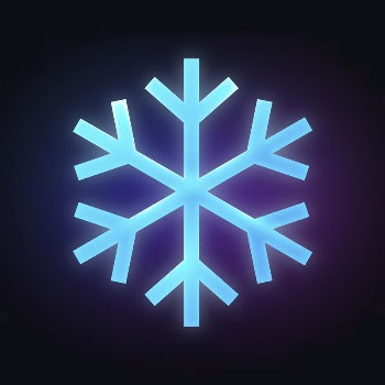 Snowflake icon, neon glow design | Free Icons - rawpixel