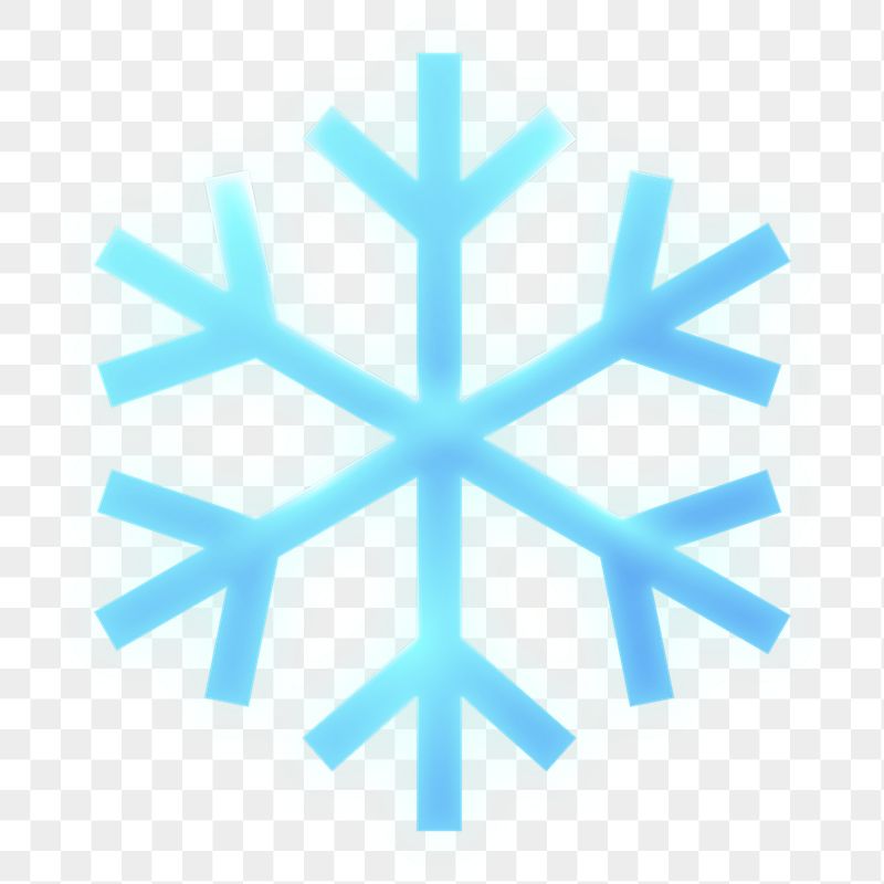 Snowflake icon png sticker, neon | Free Icons - rawpixel