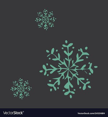 Snowflake icon sign design red background vector image