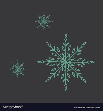 Snowflake icon sign design red background vector image
