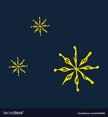 Snowflake icon sign design red background vector image