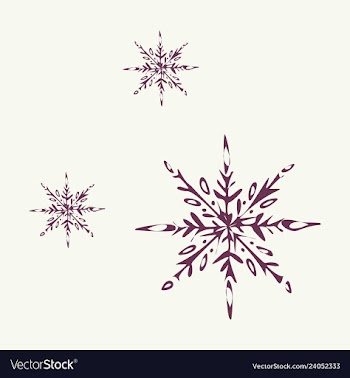 Snowflake icon sign design red background vector image