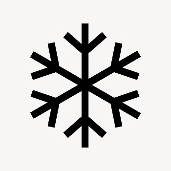 Snowflake icon, simple flat design | Free Icons - rawpixel