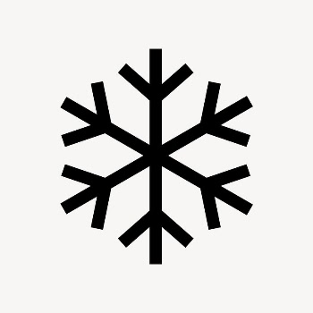 Snowflake icon, simple flat design | Free Icons - rawpixel