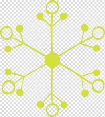 Snowflake Light, Abstract snowflake logo transparent background PNG clipart