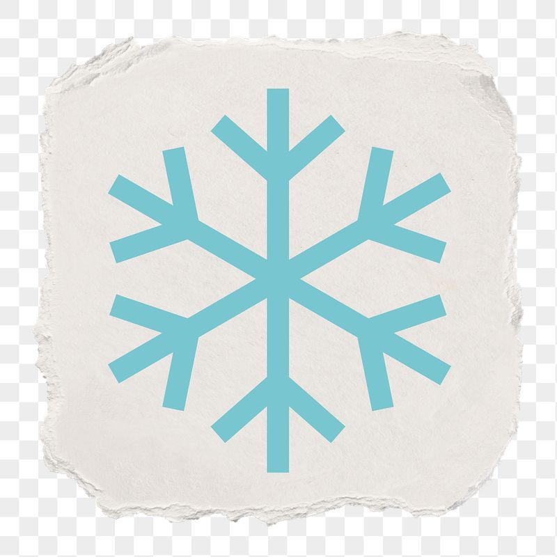 Snowflake png icon sticker, ripped | Free PNG - rawpixel