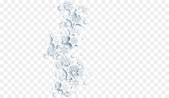 Snowflake Royalty-free - Left decorative white snowflakes 