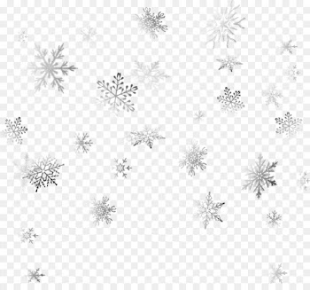Snowflake schema Tattoo Grey - Gray shining snowflakes 