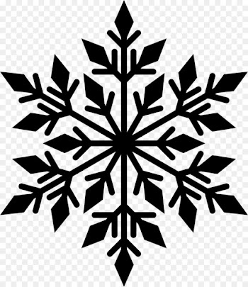Snowflake Silhouette Clip art - Snowflake 