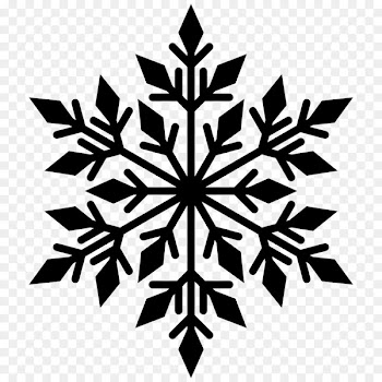 Snowflake Silhouette Clip art - snowflakes 