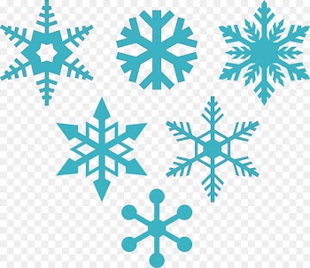 Snowflake Silhouette Stencil - snowflakes 