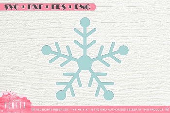 Snowflake| SVG DXF EPS PNG | Cutting File