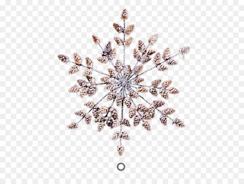 Snowflake The Glass House Christmas decoration Brooch - adresse ornament 