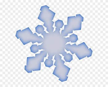 Snowflakes Border Clipart Transparent Background