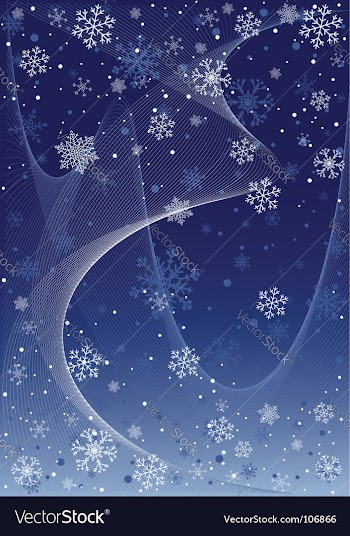 Snowflakes vector image