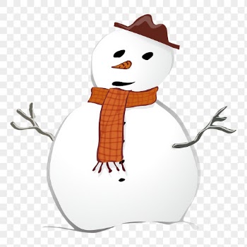 Snowman character png sticker illustration, | Free PNG - rawpixel