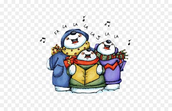Snowman Christmas carol Rubber stamp - snowman 