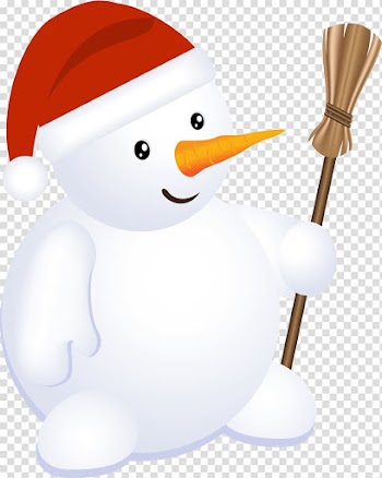 Snowman Christmas Icon, White lovely snowman transparent background PNG clipart