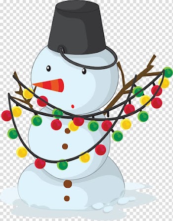 Snowman Christmas Illustration, White cartoon snowman transparent background PNG clipart
