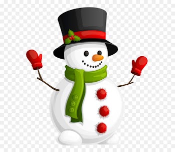 Snowman Christmas ornament Christmas decoration - Transparent Snowman with Green Scarf Clipart 