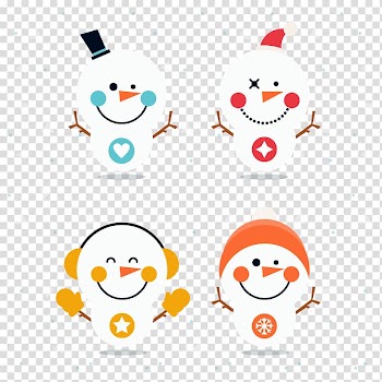 Snowman Christmas Smiley, Christmas Snowman transparent background PNG clipart
