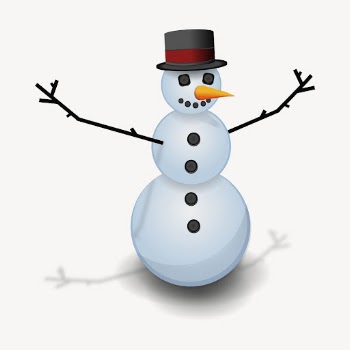 Snowman collage element, winter illustration | Free PSD - rawpixel
