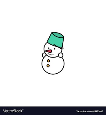 snowman creative icon multicolor line from