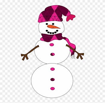 Snowman Free To Use Clip Art - Snowman With Buttons Clipart