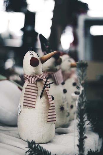 Snowman Garden Decor