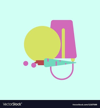 Snowman head with carrot vector image