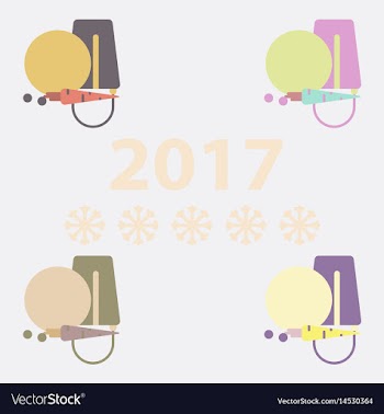 Snowman head with carrot vector image