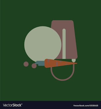 Snowman head with carrot vector image