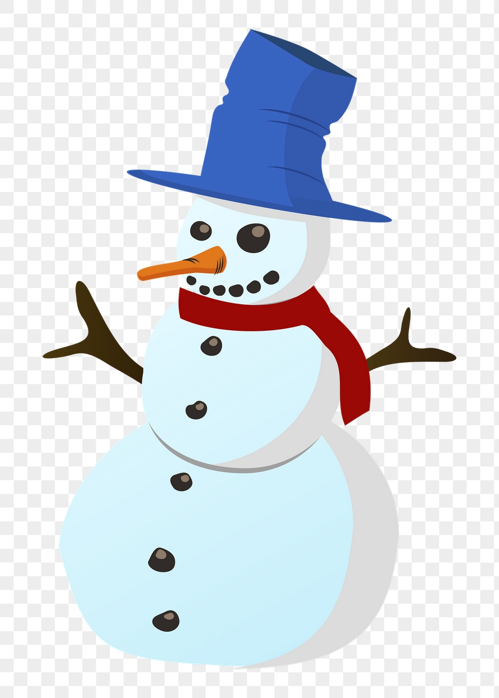 Snowman png sticker, winter illustration, | Free PNG - rawpixel