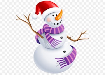 Snowman Sticker Purple Character Clip art - Snowman with Purple Scarf PNG Picture 