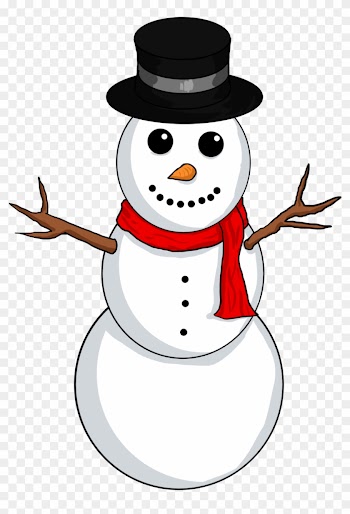 Snowman Transparent Background Clipart - Snow Man Clipart
