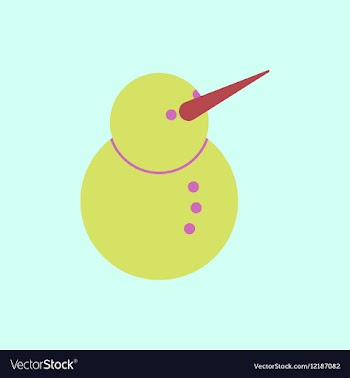 Snowman vector image