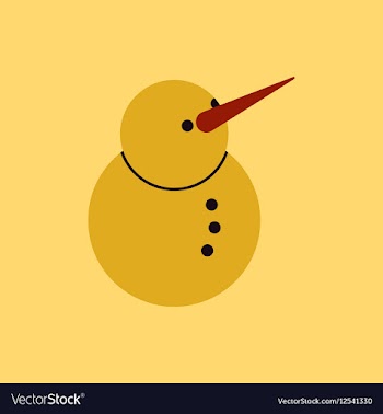 Snowman vector image